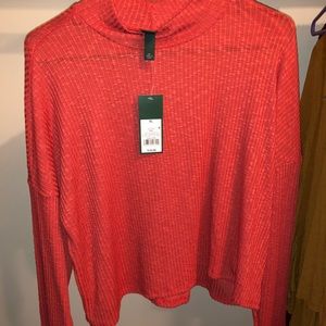 Wild fable turtle neck short top